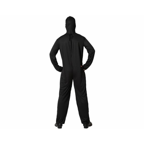 Maskeraddräkt vuxna Svart Skelett M/L