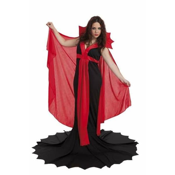 Maskeraddräkt vuxna Glamour Kvinnlig vampyr M/L (2 Delar)