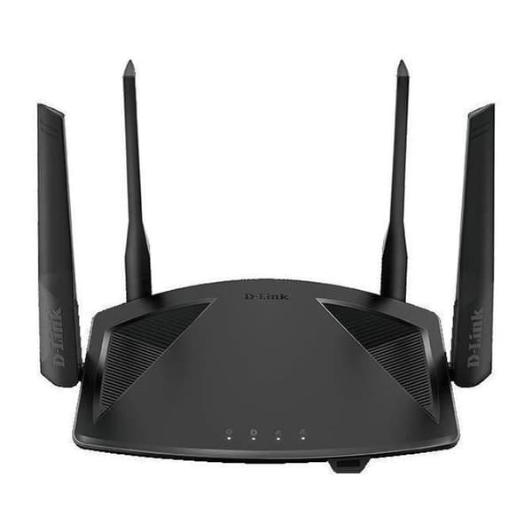 AX1800 Wi-Fi6-router - D-Link - DIR-X1860 - OFDMA och MU-MIMO - WPA3 - Föräldrakontroll Svart
