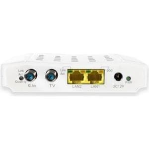 ALLNET ALL-GHN102-COAX - IEEE 802.1p, IEEE 802.3ab, IEEE 802.3az, IEEE 802.3u - Trådbunden - G.hn - TV - Nätverksbrygga - Vit - 12 V (ALL-GHN102-Coax)