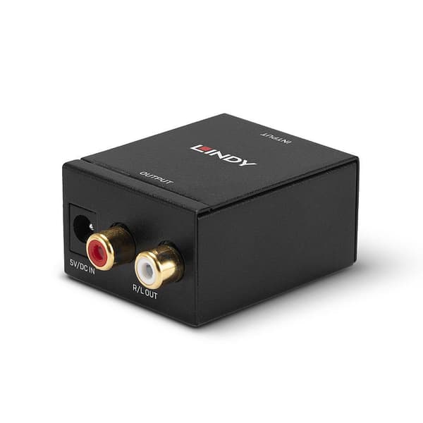Lindy - Digital til Analog Audio Converter - Sort (70368)