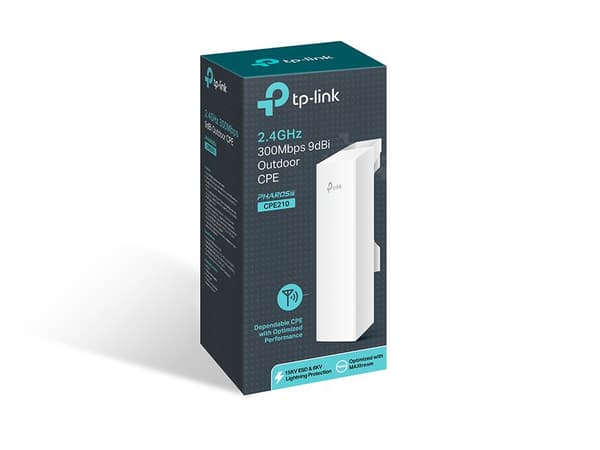 TP-LINK CPE210 - Trådlös basstation - 802.11b/g/n - 2,4 GHz - DC (CPE210)