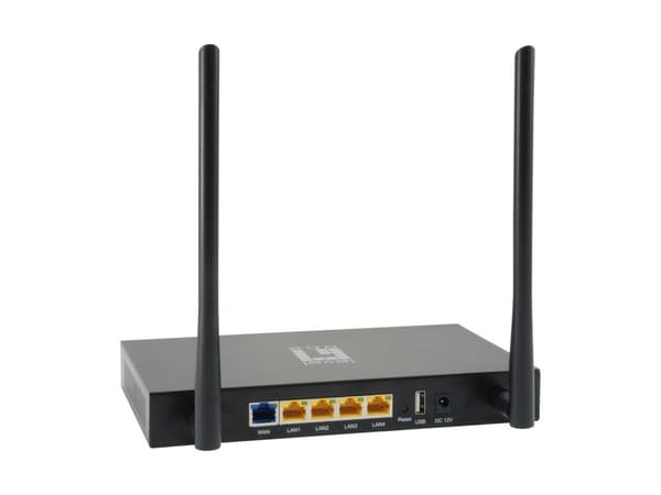 LevelOne WAP-6117 trådløst adgangspunkt (WAP) 300 Mbit/s Black Power over Ethernet (PoE)
