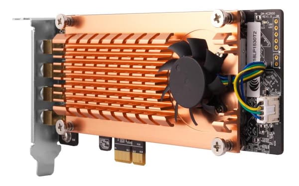 QNAP QWA-AC2600 - Verkkosovitin - PCIe 2.0 matala profiili - 802.11ac