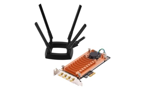 QNAP QWA-AC2600 - Verkkosovitin - PCIe 2.0 matala profiili - 802.11ac