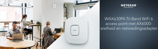 Netgear WAX630 - Tukiasema - AX6000 - Sopii WiFi 6:lle
