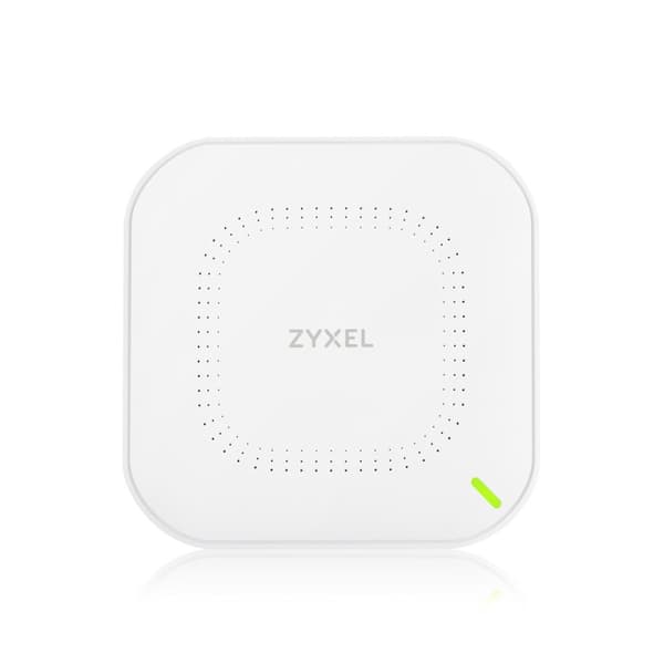 ZyXEL True WiFi 6 AX1800 WiFi AP (802.11ax Dual Band) 1,77 Gbps med ODFMA og Dual 2x2 MU-MIMO-antenne Kan administreres via Nebula App/Cloud eller Sta Hvid