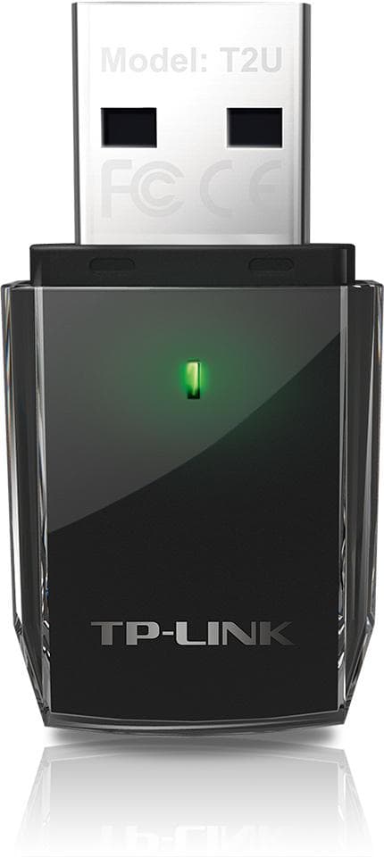 TP-LINK Archer T2U - Netværksadapter - USB2.0 - 802.11b, 802.11a, 802.11g, 802.11n, 802.11ac (ARCHER T2U)