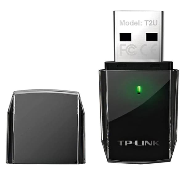 TP-LINK Archer T2U - Netværksadapter - USB2.0 - 802.11b, 802.11a, 802.11g, 802.11n, 802.11ac (ARCHER T2U)