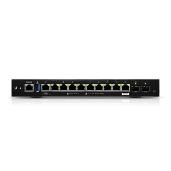 Ubiquiti Networks EdgeRouter ER-12 ansluten router Gigabit Ethernet Svart