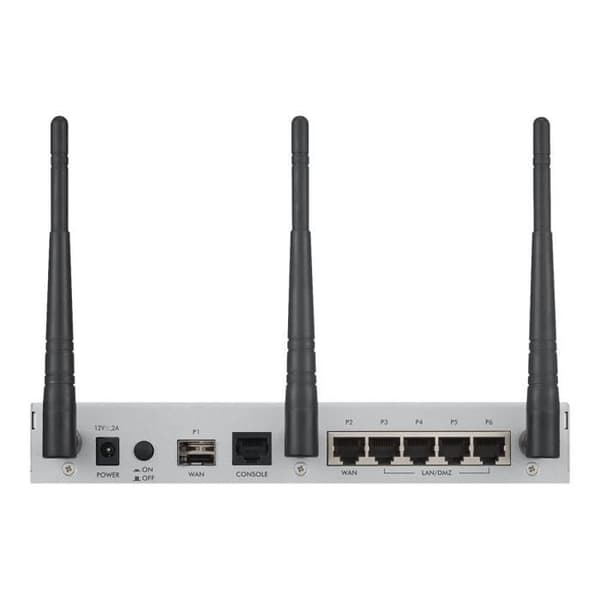 Brandvägg - ZYXEL - USG20W-VPN - 5 portar - Gigabit Ethernet - 802.11ac trådlöst nätverk