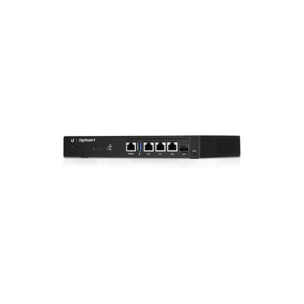 Router - Ubiquiti - EdgeRouter ER-4 - 4 portar Gigabit Ethernet - Extern strömförsörjning - Svart