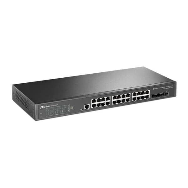 TP-Link TL-SG3428X Jetstream 24-portars Gigabit L2+ Managed Switch med 4 x 10GE SFP+-platser