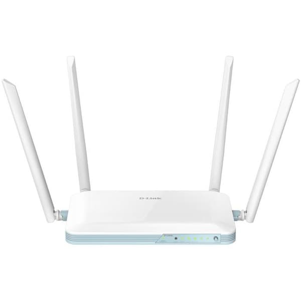 Wi-Fi-router med modem - D-Link - G403 - LTE - UMTS - 300 MBit/s Vit