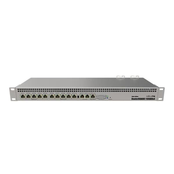 Mikrotik RB1100AHx4 Dude Edition Connected Router Silver Silver