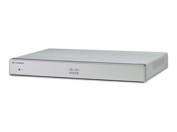 Router - Cisco - C1111-4P - 10/100/1000 Mbit/s - 4 Ethernet-portar - Färg Silver
