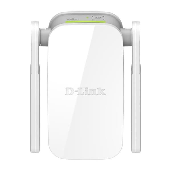 D-LINK Repeater WiFi- DAP-1610 AC1200 - Dubbelband med integrerat uttag - Kompakt vägguttag