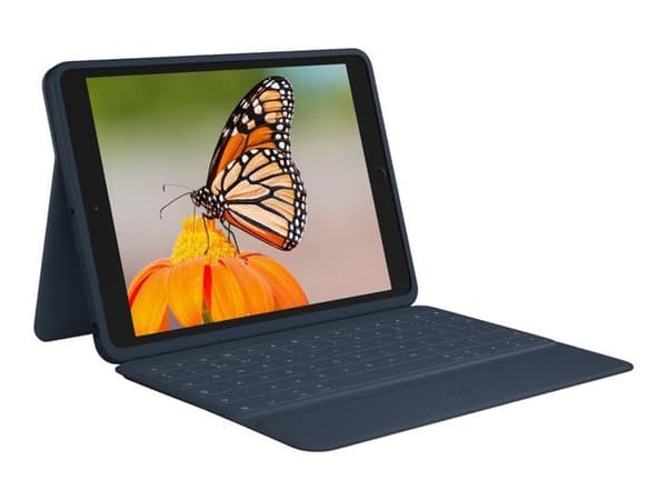 LOGITECH RUGGED COMBO 3 CLASSIC BLUE Vatten- och dammavvisande trådlöst tangentbord 920-009658