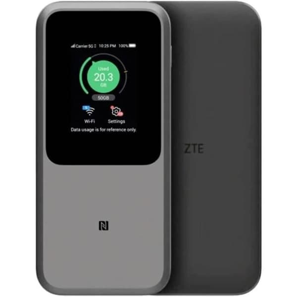 ZTE MU5120 5G Mobil Wi-Fi Hotspot 3800 MBit/s Grå