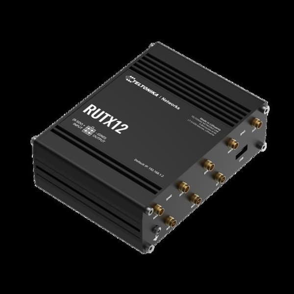 Router - Teltonika - RUTX12 - Dual LTE Cat6 - 5x GbE portar - Bluetooth LE
