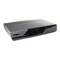 Cisco 857 Integrated Services Router - router- USED Svart