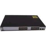 Cisco Catalyst 3750 24 10-100 PoE + 2 SFP- USED