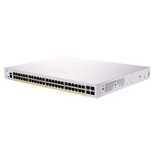 CISCO CBS250 Smart 48-portars GE PoE 4x CBS250 SMART 48-PORTAR GE POE 4X1G SFP Silver