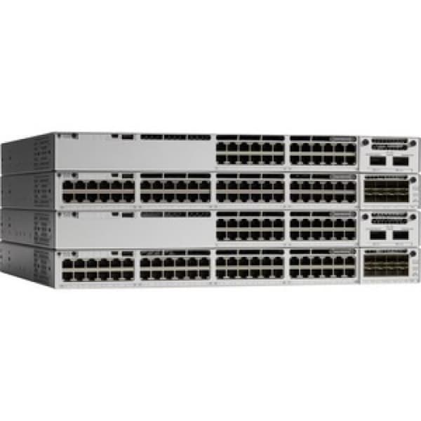 Switch - Cisco - Catalyst 9300 - 24 GE SFP-portar - Moduler - Svart