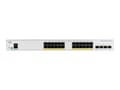 Miniatyrbild 3 av 4: cisco - nätverk: low end swit catalyst 1000 24 port ge poe 4 x 10g sfp svart svart svart- USED