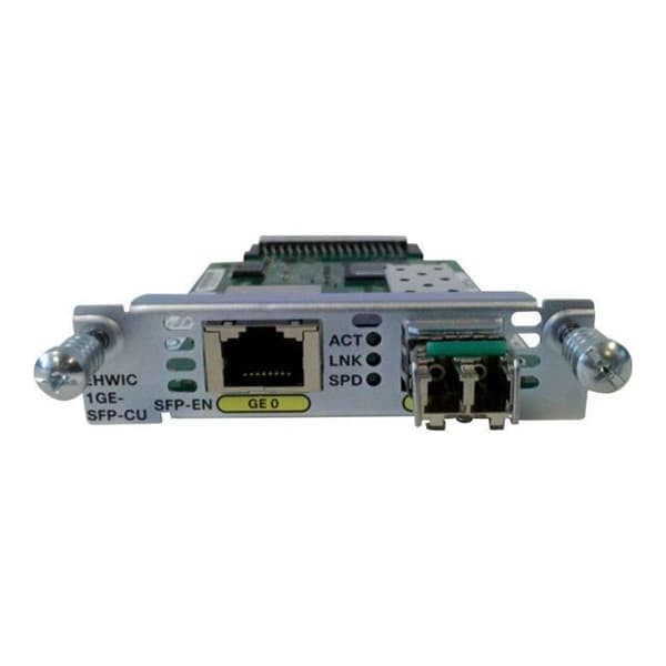 CISCO expansionsmodul - Gigabit Ethernet Enhanced High-Speed WAN Interface Card - EHWIC - 1 Gbit/s- USED Grön, Rostfritt stål