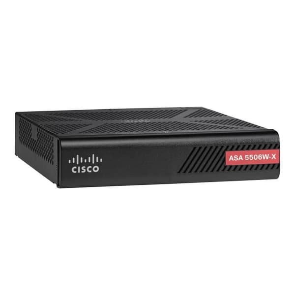 Cisco ASA 5506W-X med FirePOWER Services 8-portars GigE Wi-Fi Desktop Security Appliance