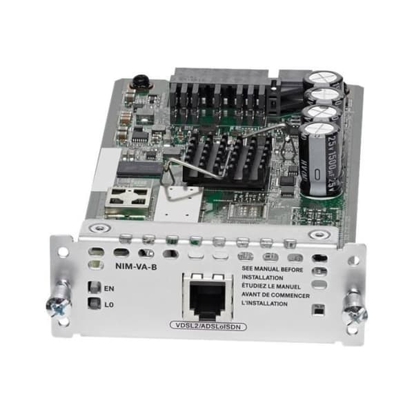 Cisco 1-ports VDSL2-ADSL2+ över ISDN med Annex B-J Modem ADSL Network Interface Module (NIM)- USED