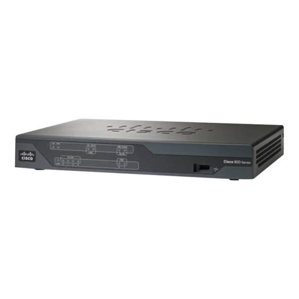 Cisco 886 VDSL-ADSL över ISDN-router - Grå - 4-portars switch - 802.11b-g-n - 2,4 Ghz- USED