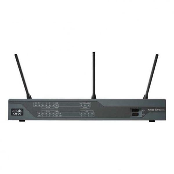 Cisco 897VAG 4G LTE 2.0 ISR - Router - DSL-WWAN - 8-portars switch - GigE - WAN-portar: 3- USED
