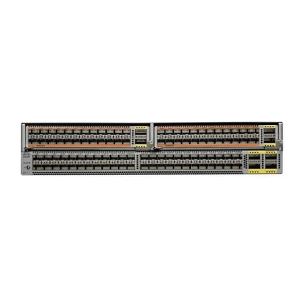 N5K-C56128P Cisco Systems 2RU, 48x 10-Gbps SFP+, 4 x 40G QSFP+ fasta portar- USED Grå