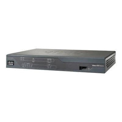 CISCO 888 Multimode 4-par G.SHDSL router - 4-ports switch - DSL Svart