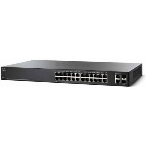 Cisco SF220-24P Access Point med POE 10/100 24 portar svart