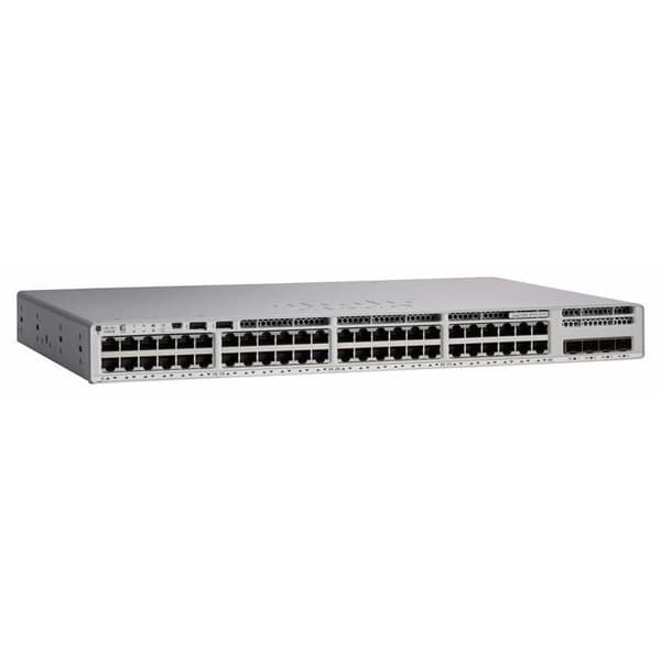 Switch - CATALYST - 9200L - 48 portar PoE+ - 4 x 1G - Svart