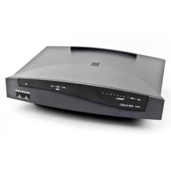 Router - CISCO - CISCO837-S-K9-64 - Ethernet - ADSL - ITU G.992.1 (G.DMT) - Statisk IP-routing