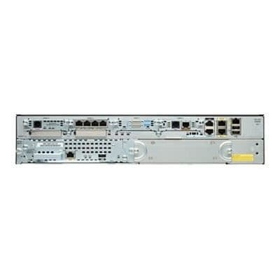 Router - CISCO - 2911 - Röstsäkerhet - Röst/Fax-modul - Gigabit Ethernet Svart