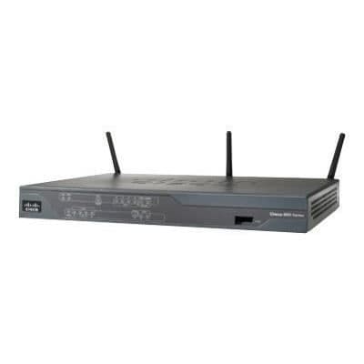 Trådlös router CISCO C887VAGW+7-E-K9 - DSL/WWAN - 4 portar - 300 Mbits/s- USED