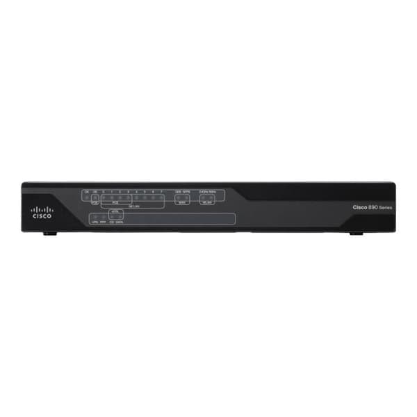 Cisco 897VA Gigabit Ethernet-säkerhetsrouter med VDSL-ADSL2+ Annex M ADSL-modem-routerswitch 8 GigE-portar WAN-portar: 3