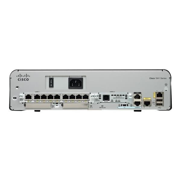 Cisco 1941 802.11a-b-g-n GigE trådlös router (draft 2.0) Rackmonterbar- USED