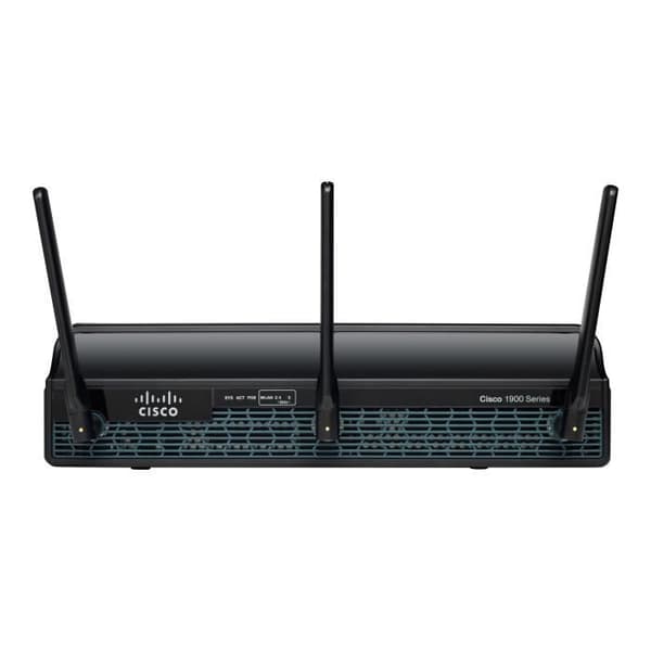 Cisco 1941 802.11a-b-g-n GigE trådlös router (draft 2.0) Rackmonterbar- USED