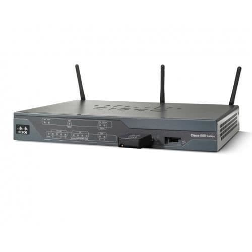 Trådlös router - Cisco - CISCO881GW-GN-A-K9 - SNMPv3-hantering - IGMPv3 - 2,4 GHz Svart