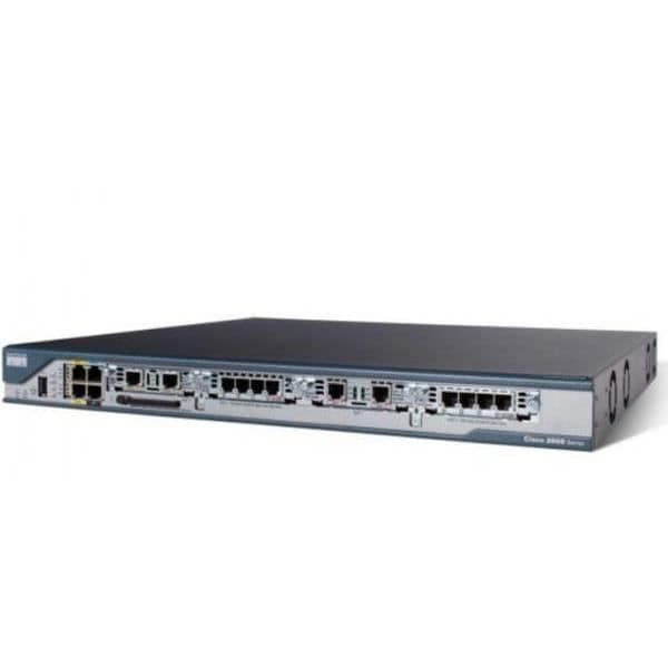 Router - CISCO - CISCO2801-AC-IP - Ethernet - Brandvägg - Trådbunden Svart, Blå, Rostfritt stål