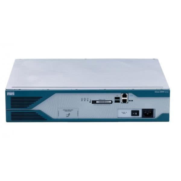 Router - Cisco - CISCO2851-V/K9 - Ethernet LAN - Brandvägg - Trådbunden- REFURBISHED Svart, Blå, Rostfritt stål