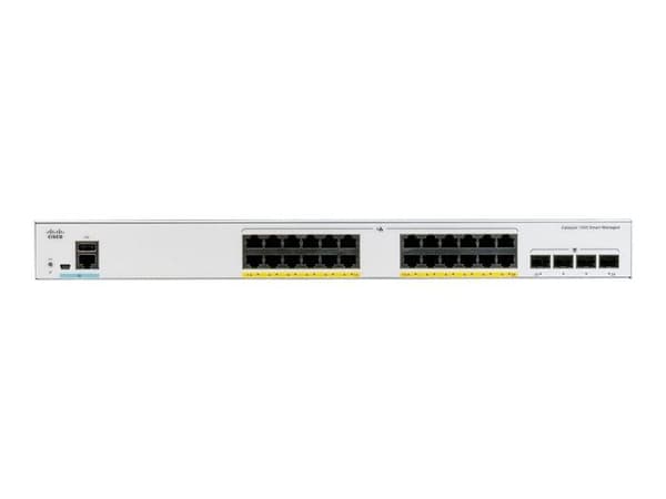 cisco cisco c1000-24p-4g-l svart svart Svart- USED