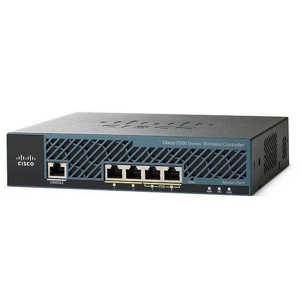Trådlös router - CISCO - AIR-CT2504-25-K9 - Gigabit Ethernet - IEEE 802.11a/b/e/g/h/n - SNMP