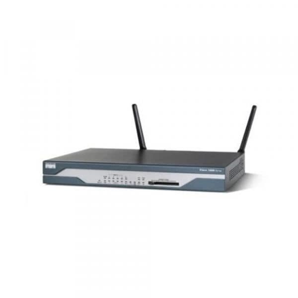 Router - CISCO - CISCO1812W-AG-E/K9 - IEEE 802.11a - 4-portars switch - Statisk IP-routing- USED
